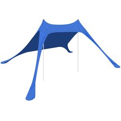 Parasolar de plaja Trizand 20982 (Blue)