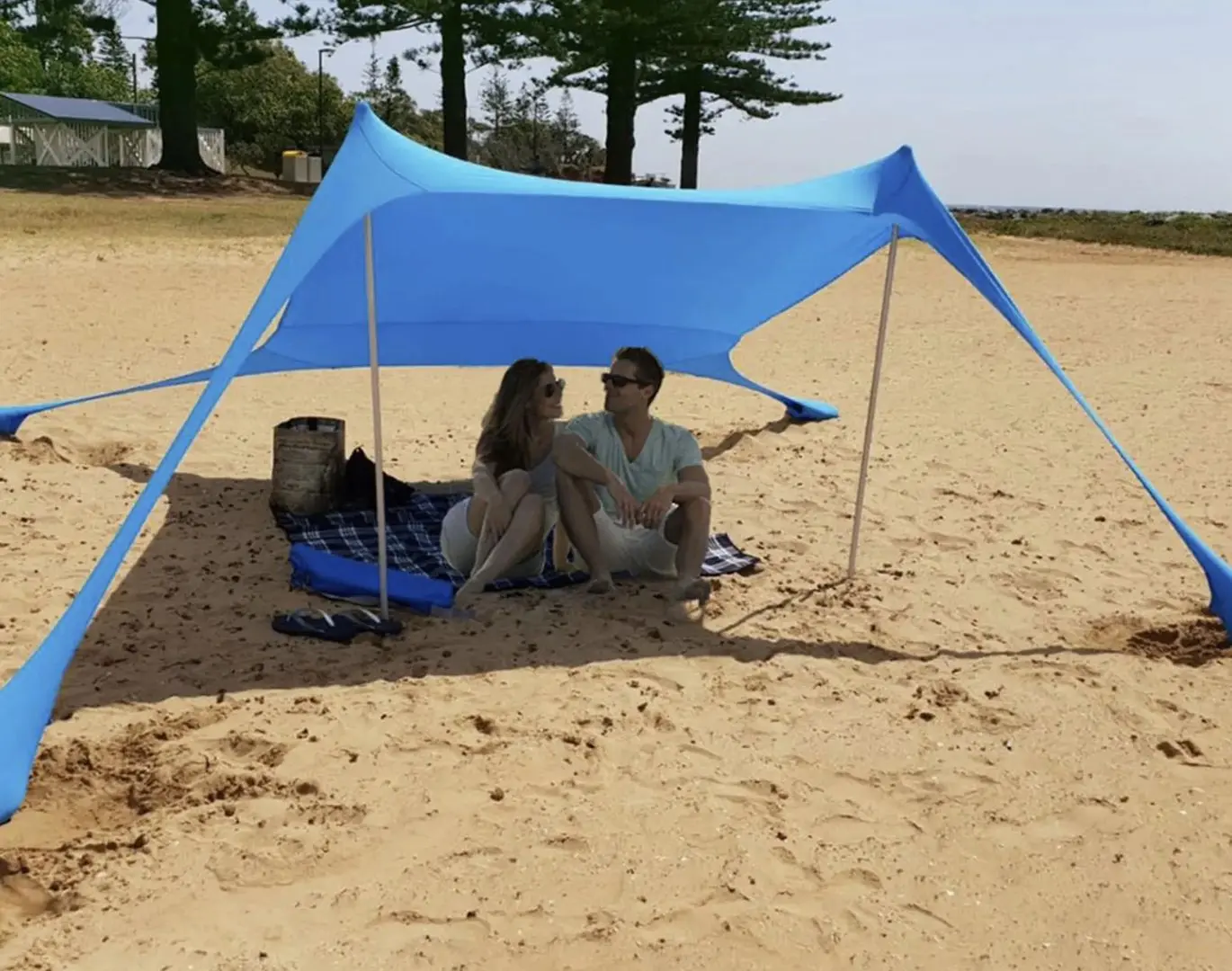 Parasolar de plaja Trizand 20982 (Blue)