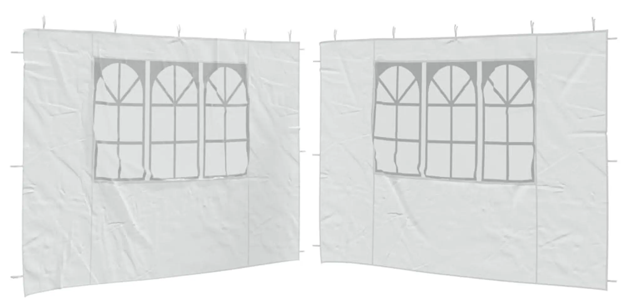 Боковая стена для садового павильона VidaXL 45113 (White)