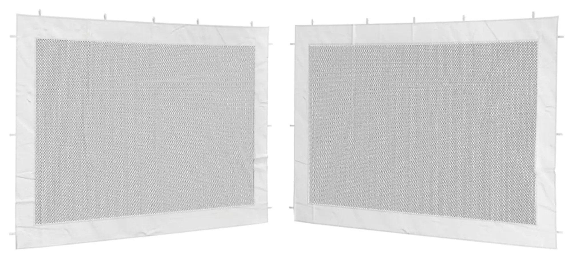 Боковая стена для садового павильона VidaXL 45121 (White/Black)