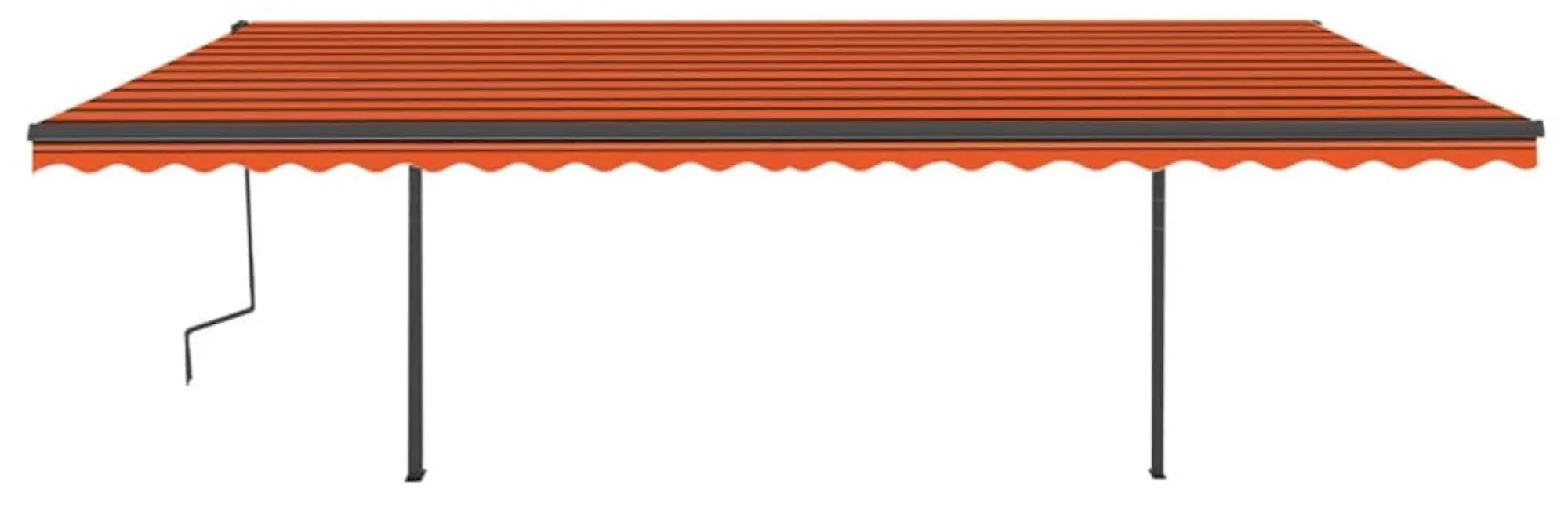 Маркиза автоматическая VidaXL 3070210 (Orange/Brown) - 2