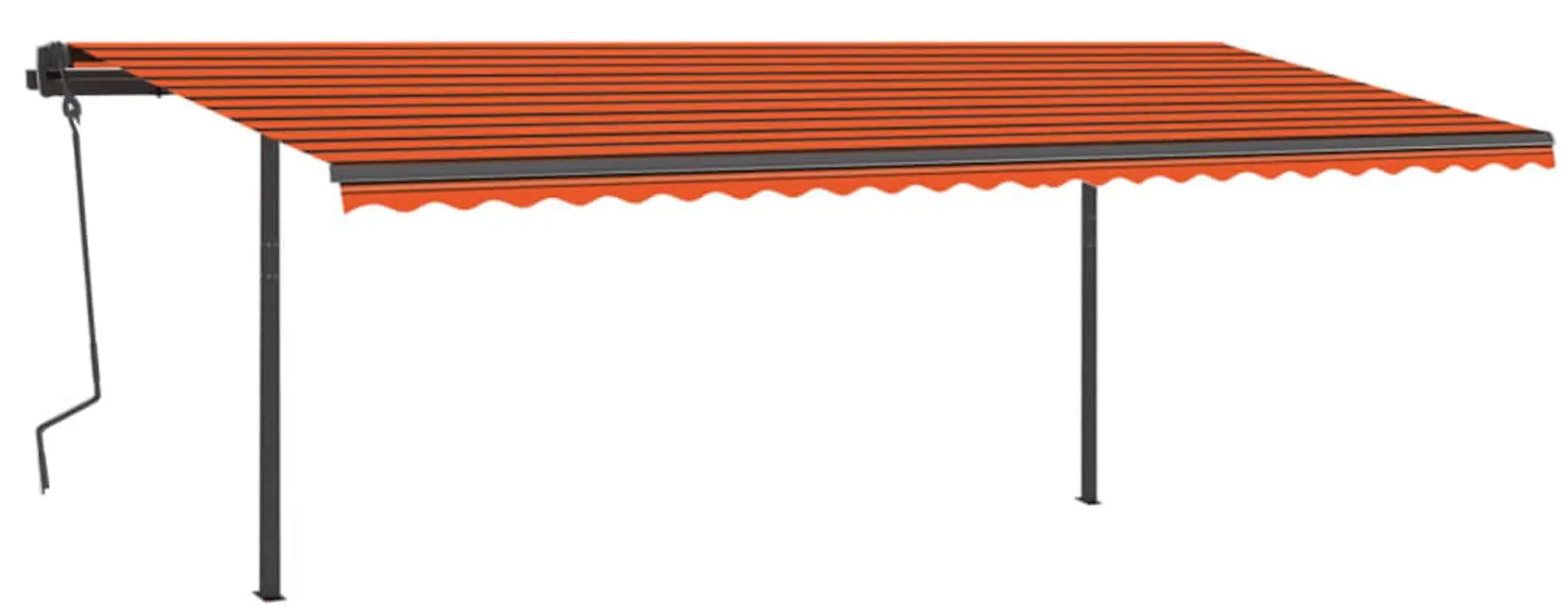 Маркиза автоматическая VidaXL 3070210 (Orange/Brown) - 3