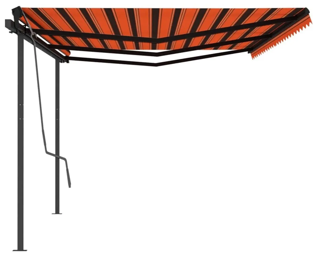 Маркиза автоматическая VidaXL 3070210 (Orange/Brown)