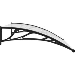 Copertină VidaXL 141758 120x100 (Transparent/Black) Thumb