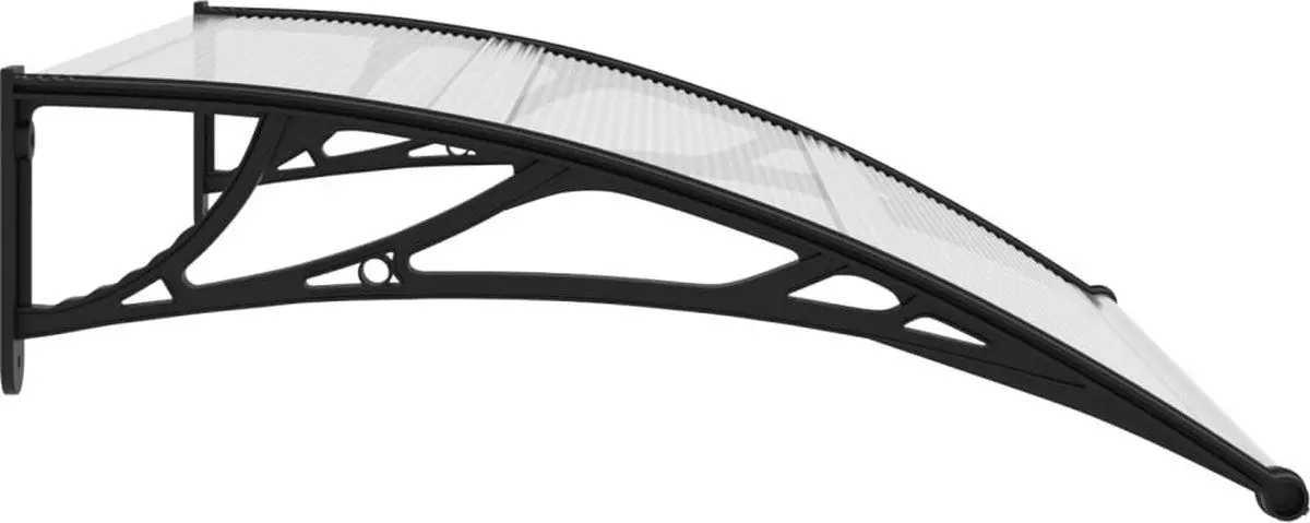 Copertină VidaXL 141758 120x100 (Transparent/Black)