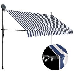 Маркиза VidaXL 145845 (Blue/White) Thumb