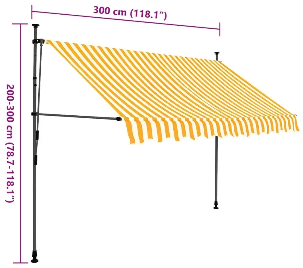 Copertina VidaXL 145859 (Orange/White)