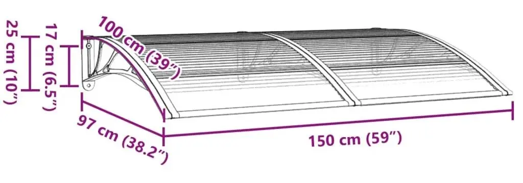 Copertina VidaXL 153573 (Black)