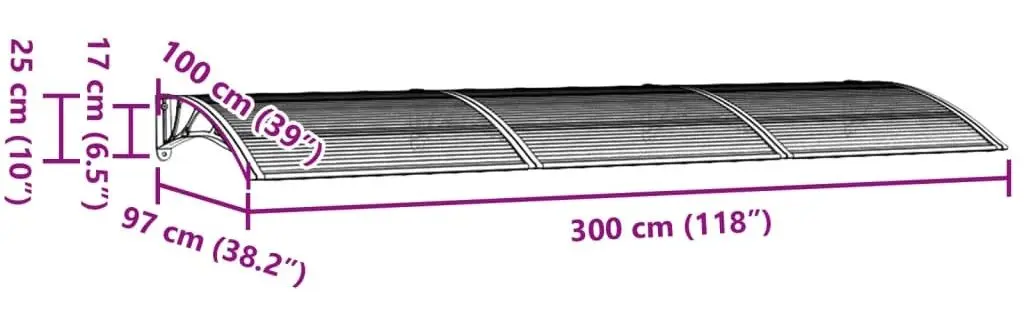 Copertina VidaXL 153575 (Black)