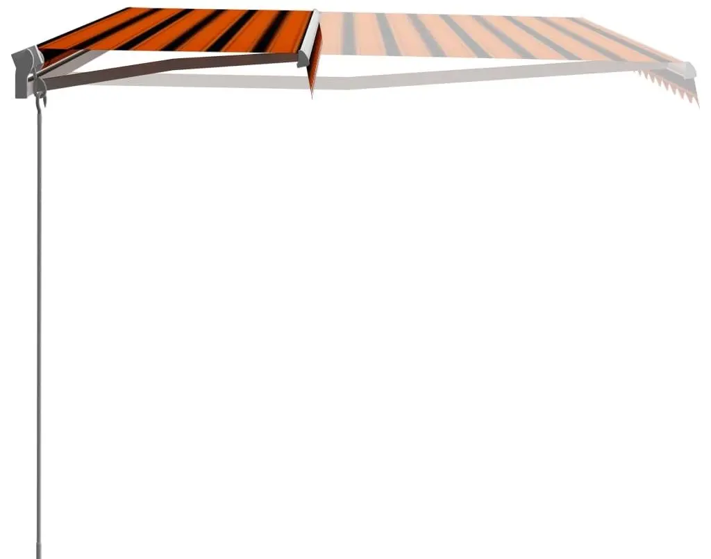 Маркиза VidaXL 3051216 (Orange/Brown)