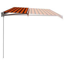 Маркиза VidaXL 3051227 (Orange/Brown) Thumb