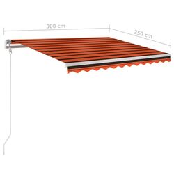 Copertina VidaXL 3069900 (Orange/Brown) Thumb