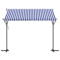 Маркиза VidaXL 368931 (Blue/White) Thumb