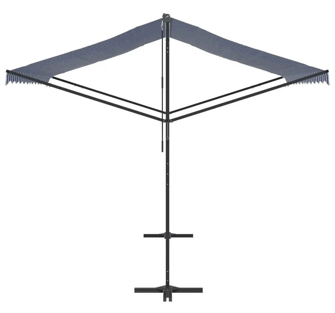 Маркиза VidaXL 368931 (Blue/White) - 3