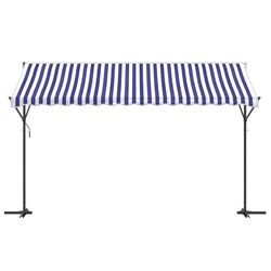 Маркиза VidaXL 368932 (Blue/White) Thumb