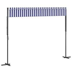 Маркиза VidaXL 368932 (Blue/White) Thumb