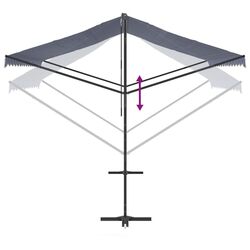 Маркиза VidaXL 368932 (Blue/White) Thumb