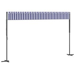 Маркиза VidaXL 368933 (Blue/White) Thumb