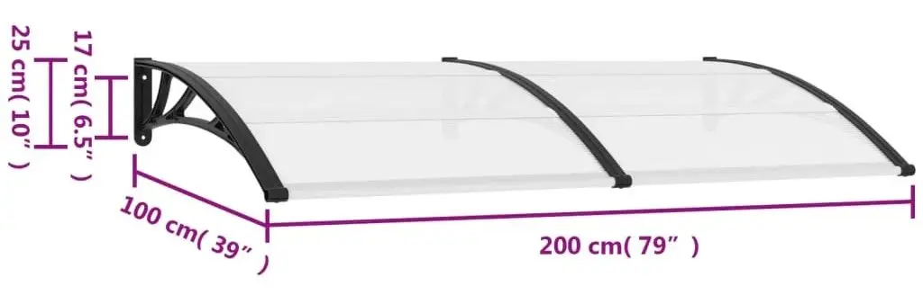 Copertina VidaXL 45627 (Black)