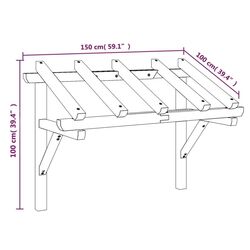 Copertina VidaXL 49452 (Natural) Thumb