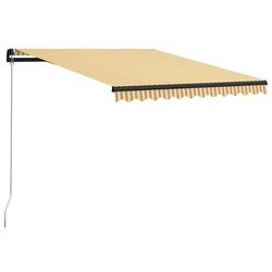 Маркиза VidaXL LED 3055222 (Yellow/White)