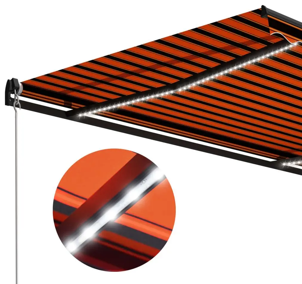 Copertina VidaXL LED 3055225 (Orange/Brown)