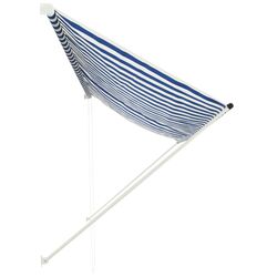 Маркиза выдвижная VidaXL 143750 (White/Blue) Thumb
