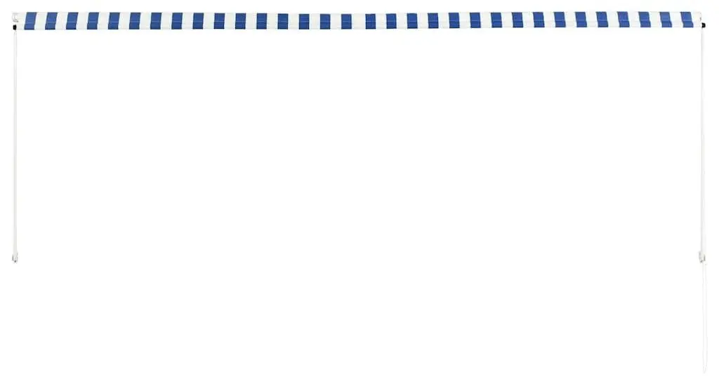 Маркиза выдвижная VidaXL 143750 (White/Blue)