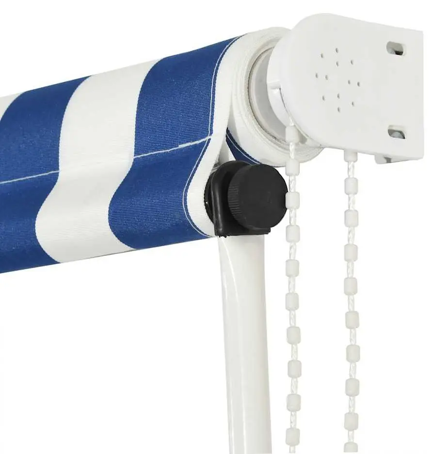 Маркиза выдвижная VidaXL 143750 (White/Blue)