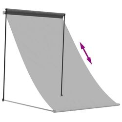 Copertina retractabila VidaXL 143758  (Anthracite) Thumb
