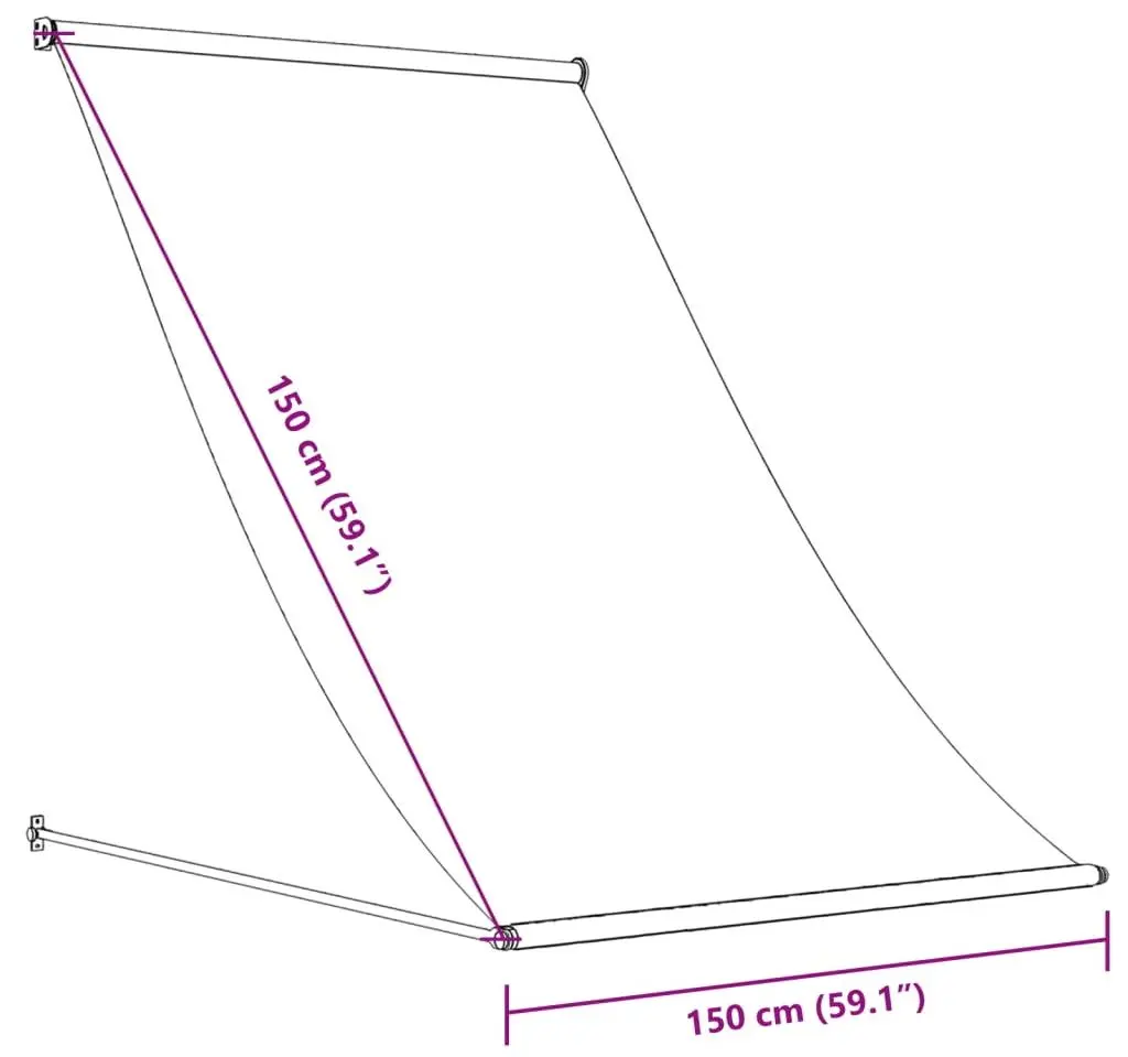 Copertina retractabila VidaXL 143758  (Anthracite)
