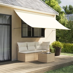 Copertina retractabila VidaXL 143767 (Cream) Thumb