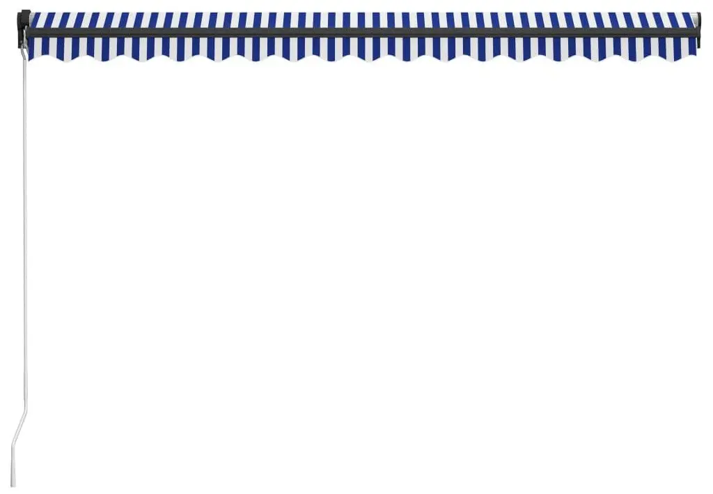 Copertina retractabila VidaXL 3055194 (Blue/White) - 4