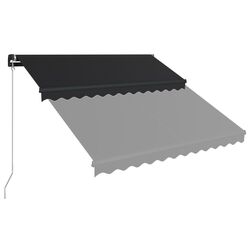 Маркиза выдвижная VidaXL LED 3051243 (Anthracite) Thumb