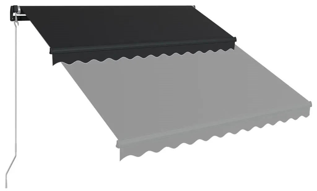 Маркиза выдвижная VidaXL LED 3051243 (Anthracite) - 3