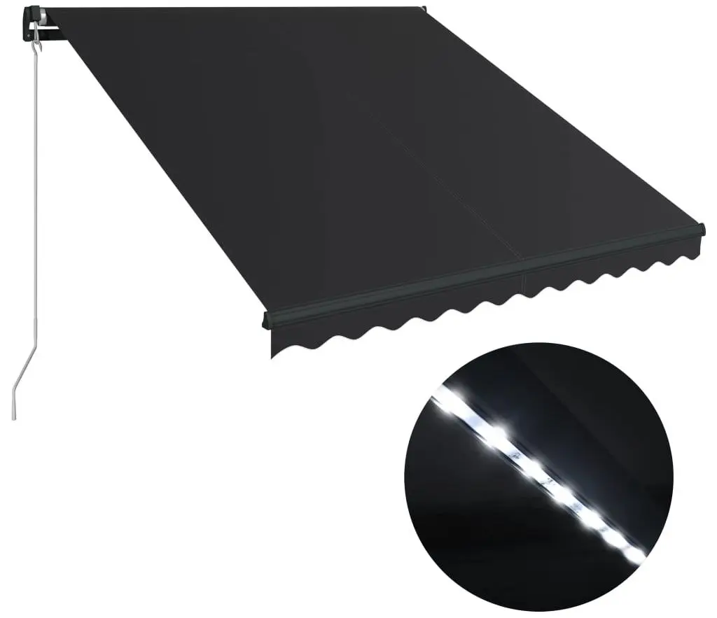 Copertina retractabila VidaXL 3051244 (Anthracite)