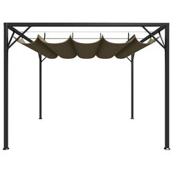 Pergola VidaXL 312220 3x3 (Taupe) Thumb
