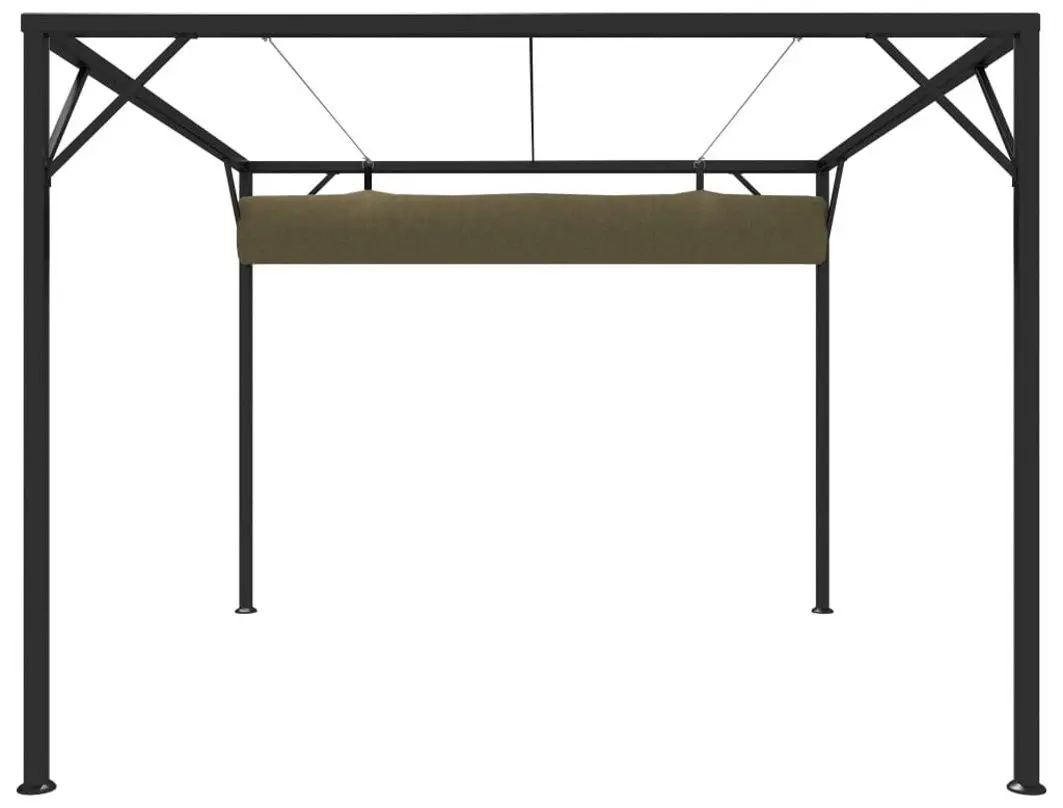 Pergola VidaXL 312220 3x3 (Taupe)