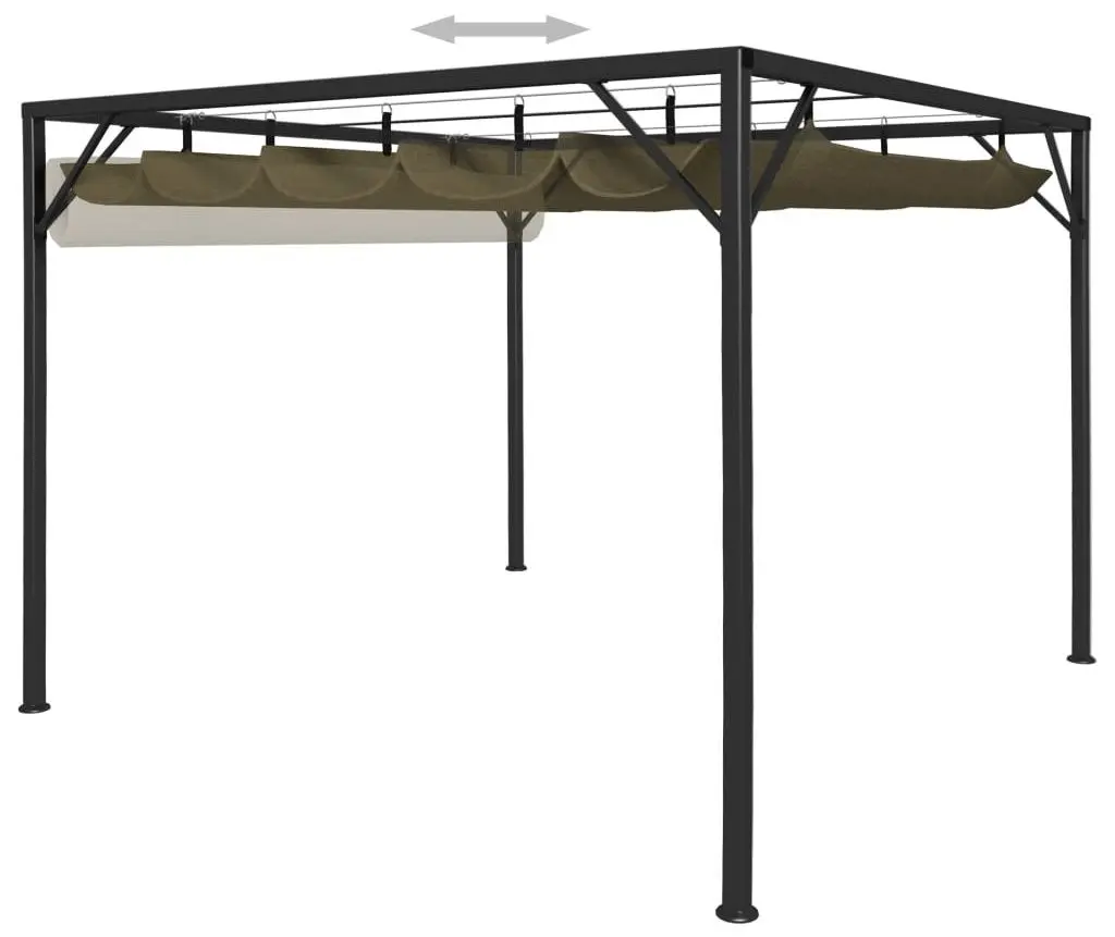 Pergola VidaXL 312220 3x3 (Taupe)