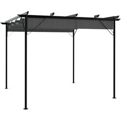 Pergola VidaXL 312226 3x3 (Anthracite)