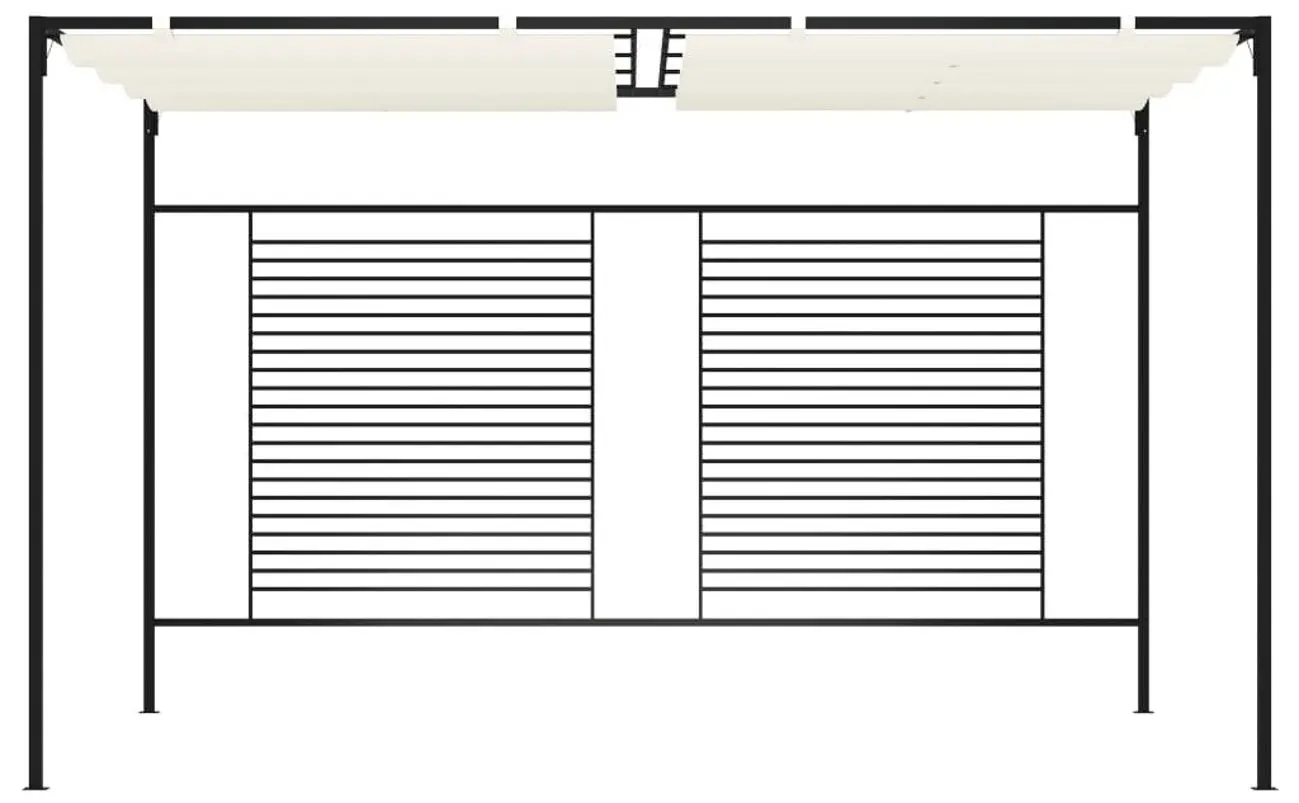 Pergola VidaXL 313623 3x4 (Cream)
