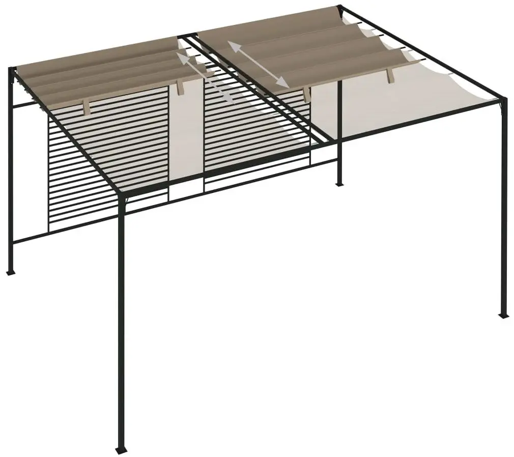 Пергола VidaXL 313624 4x3 (Taupe)