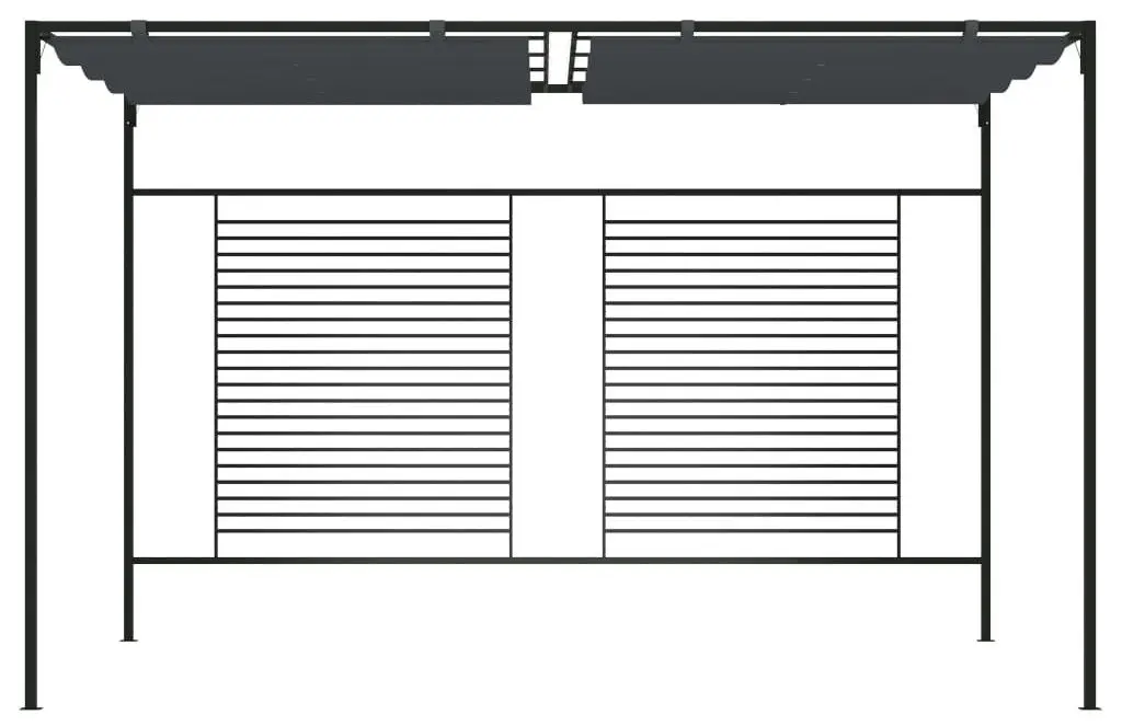 Pergola VidaXL 313625 4x3 (Anthracite)