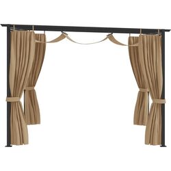 Пергола VidaXL 313897 3х3 (Taupe Grey) Thumb