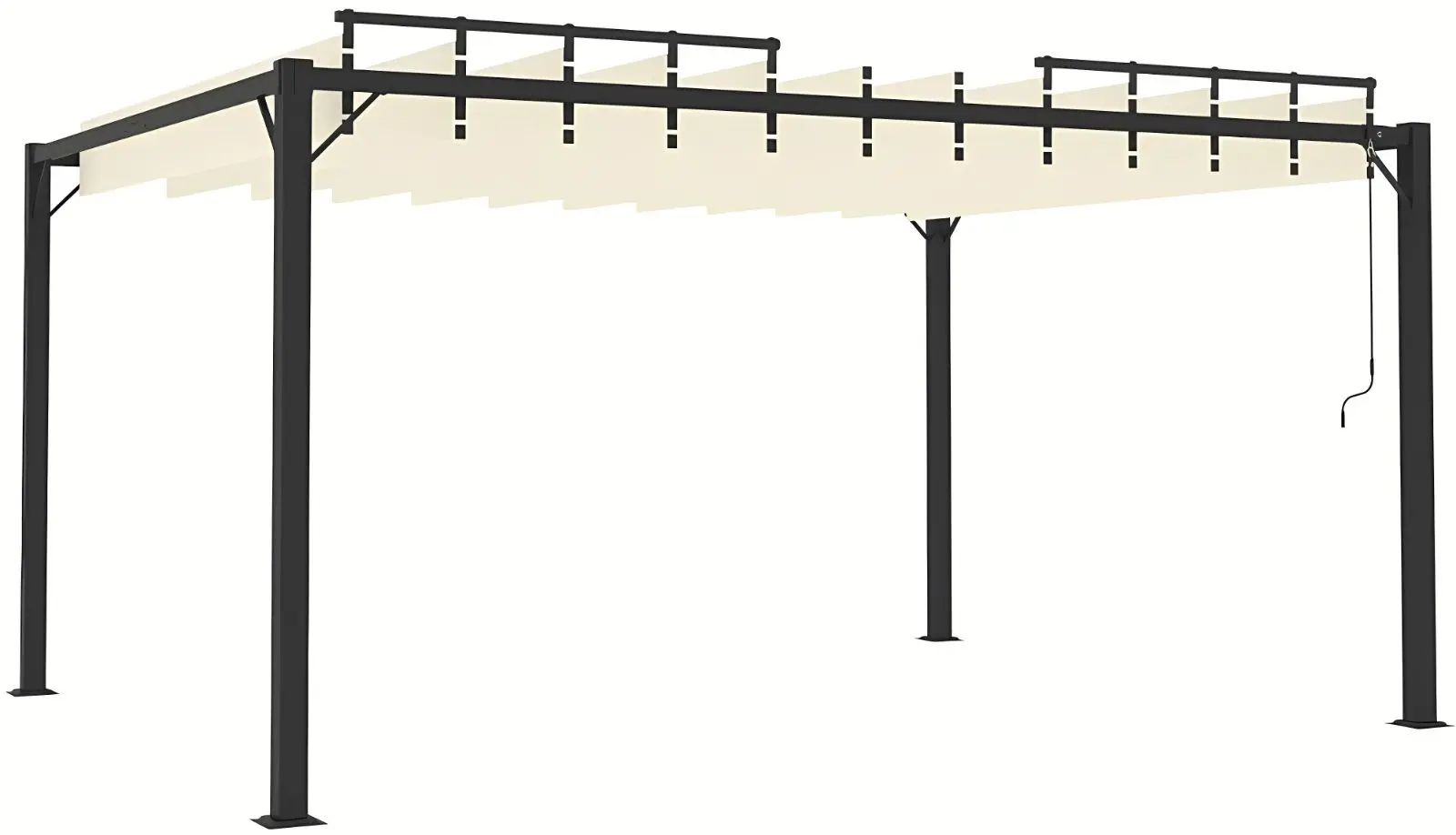 Pergola VidaXL 313927 3x4 (Cream)