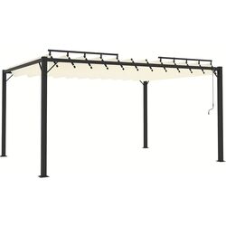 Pergola VidaXL 313927 3x4 (Cream)