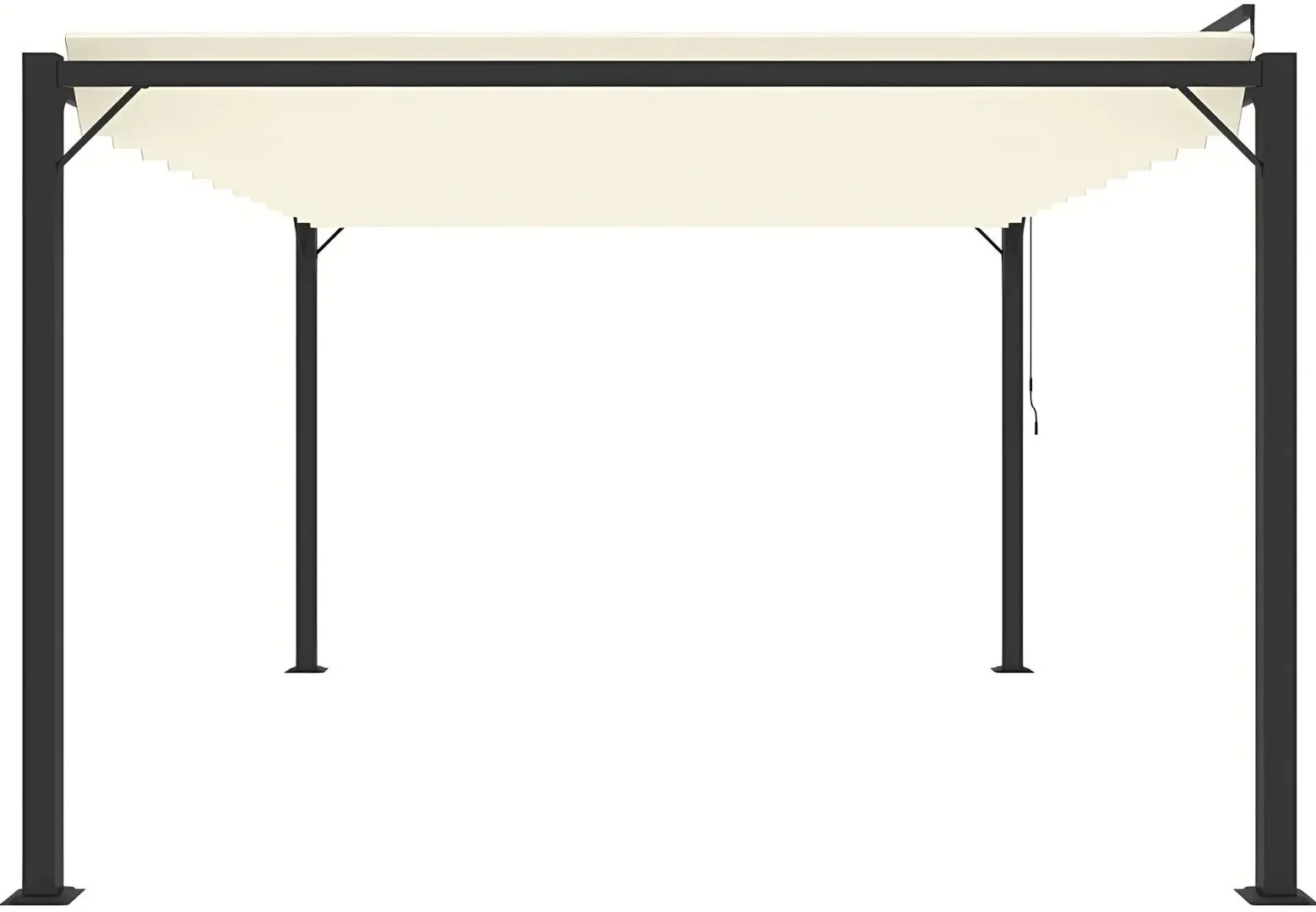 Pergola VidaXL 313927 3x4 (Cream)