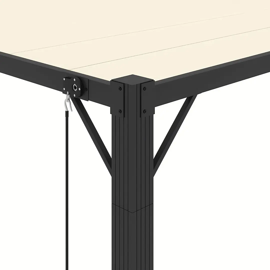 Pergola VidaXL 313927 3x4 (Cream)