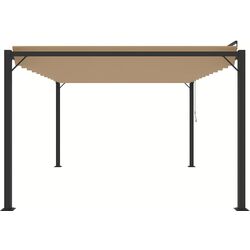 Pergola VidaXL 313928 3x4 (Taupe Grey) Thumb