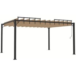 Pergola VidaXL 313928 3x4 (Taupe Grey) Thumb